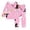 Pink, variant on Weebloom Halloween Kids Girls Winter Pajamas Boys Pajama Set Long Sleeve Sleepwear Nightwear Pjs Loungewear Pink 7Y