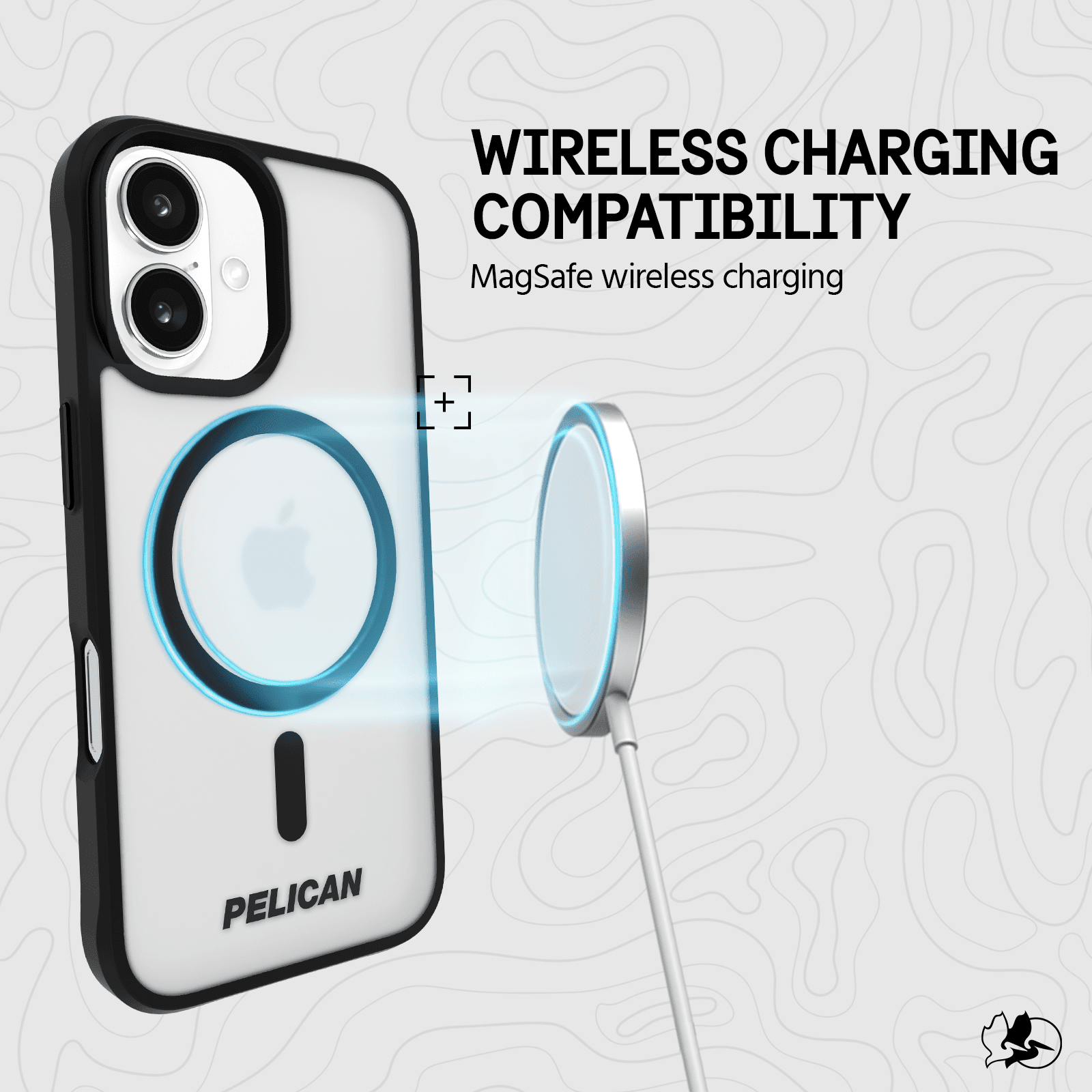 Pelican Ranger Apple iPhone 16 MagSafe Compatible Case - Frosted Clear