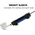 thumbnail image 2 of Ayuda para Entrenador de Pesas de Swing de Golf, Entrenamiento de Swing de Golf para Calentamiento, Pesas de Palos de Golf para Entrenador y Práctica Azul, 2 of 5