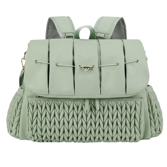 Multifunctional Travel Backpack with Changing Pad Large Capacity Nappy Bag for Parents