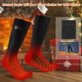 thumbnail image 7 of Heated Socks for Men Women, 5000mAh Rechargeable Foot Warmer Electric Heated Socks - Up to 10 Hours of Heat, Washable Winter Warm Socks for Outdoors Work Fishing Hunting Skiing Cycling Hiking Camping, 7 of 7