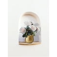 thumbnail image 4 of Serene Spaces Living Brass Hammered Flower Bowl, Sold as KIT-1 S, 1 M & 1 L, 4 of 6