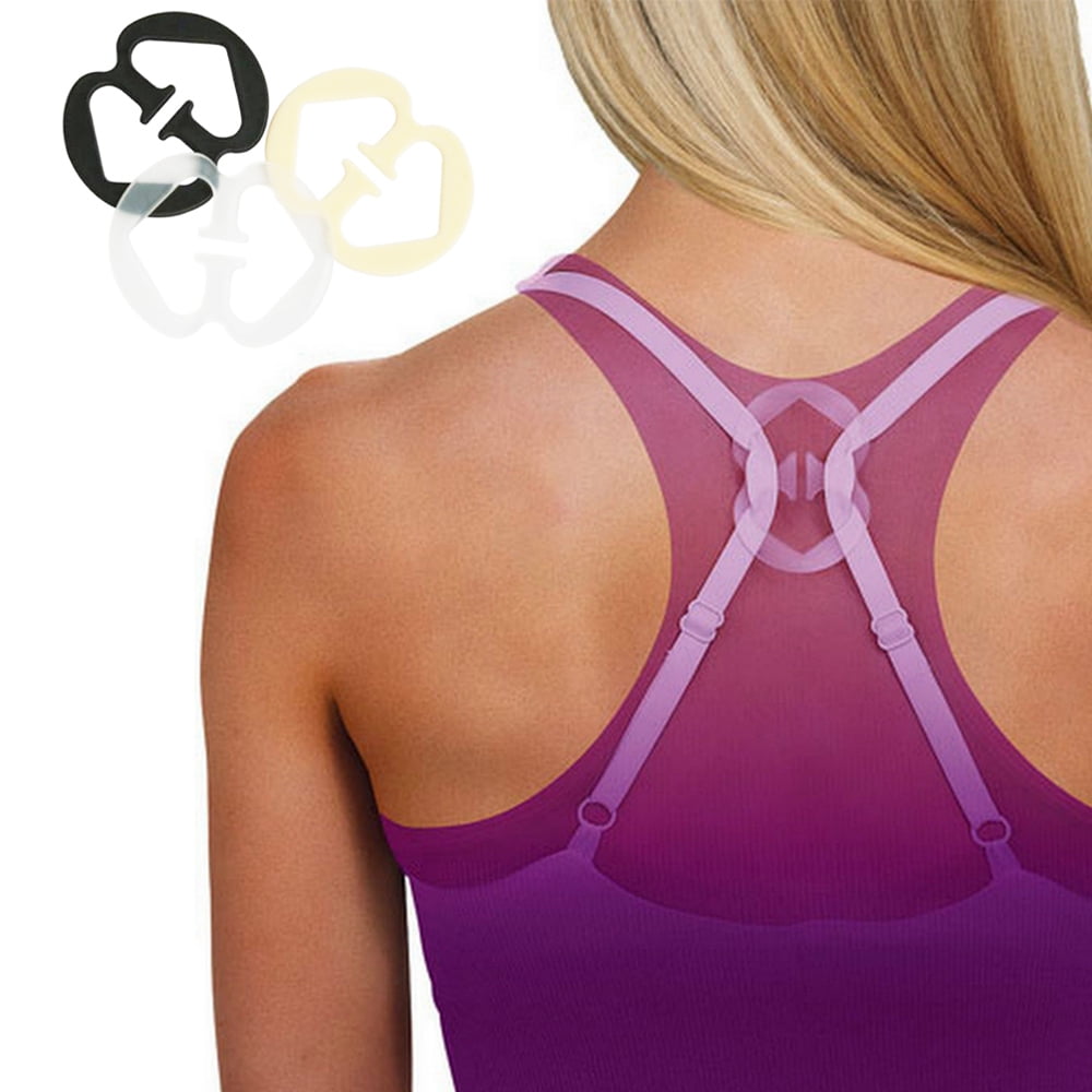 10pc Bra Strap Clips for Back Conceal Bra Strap Holder Adds A Full