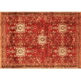 thumbnail image 1 of Ahgly Company Indoor Rectangle Persian Orange Traditional Area Rugs, 6' x 9', 1 of 1