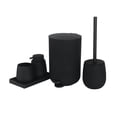 thumbnail image 3 of Juego de accesorios de baño de 5 piezas, vaso para cepillo de , dispensador de jabón con jabonera para decoración de apartamentos Negro SM SunniMix dispensador de jabón, 3 of 6