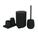 thumbnail image 3 of Juego de accesorios de baño Macarena 5 piezas negro dispensador de jabón, 3 of 6