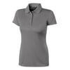 Women's Double Dry Ultimate Polo, Stone Grey - XS