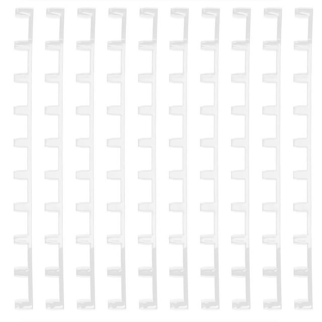 Beekeeping Equipment, Beehive Frame Strip Light Weight 10PCS Plastic 36.7x2.4x1.5cm Space Saving Practical For Beekeeping