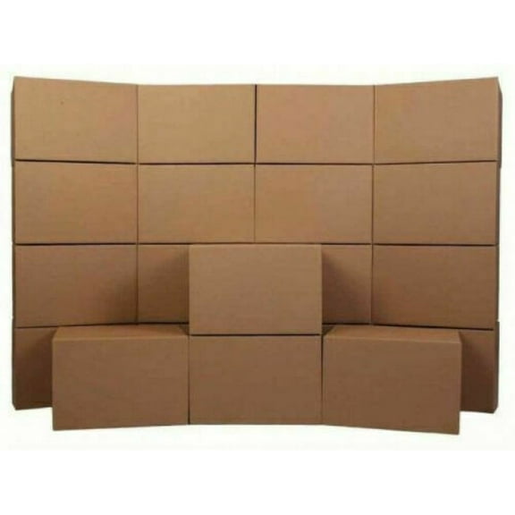 New Medium Moving Boxes (Pack of 20) for Packing, Shipping, Moving and Storage