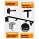 thumbnail image 5 of Barra de dominadas Fitarc de acero resistente para montaje en pared, 5 of 6