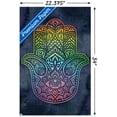 thumbnail image 3 of Brigid Ashwood - Rainbow Hamsa Wall Poster, 22.375" x 34", 3 of 4