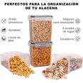 thumbnail image 4 of U Chef Contenedor para almacenar alimento 100% hermético, Recipient de almacenamiento de comida, cereal, pastas y líquidos (12 piezas) (12), 4 of 5
