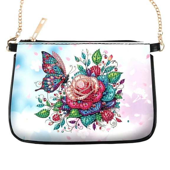 Diamond Art Painting Kit Bag Bag Nectar Butterfly