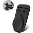 thumbnail image 1 of Soporte para gafas de sol para coche, clip de cuero negro para gafas de sol, organizador de visera, accesorios para hombre, mujer y niña, 1 of 5