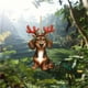 thumbnail image 1 of Seyotauo Christmas Dog Wearing A Christmas Hat Wreath Dog Lover 2D Flat Car Rear View Mirror Accessories Christmas Tree Ornament Decoration Hanging Charm Interior Rearview Pendant Decor Gift, 1 of 6