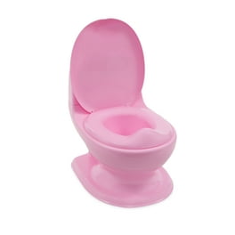 Free Shipping ToyLet Toilet Training Potty for baby or toddler with comfy toilet seat cover paper roll holder potty training for Girls PINK Walmart