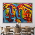 thumbnail image 6 of Colorful Face Canvas Art, Abstract People Wall Decor, Abstract Canvas Art, Contemporary Art Canvas, Human Face Poster, Modern Wall Decor, Canvas Wall Decor - 5P Mix-Rolled Canvas, 6 of 9
