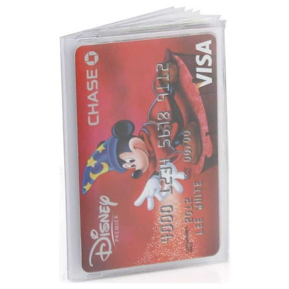 Trifold 8 Page Credit Card Plastic Wallet Insert
