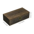 thumbnail image 7 of REOFLYUP Jewelry Storage Box Rectangular present Storage Box Coffee Material 1Pack, 7 of 7