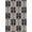 Blue, Pattern 1, variant on ODIKA 4'x6' Navy Beige Geometric Diamond Washable Area Rug Southwestern Aztec Inspired Motif With Alternating Stain Resistant, Low Pile, Easy Care for Dorm Room, Small Living