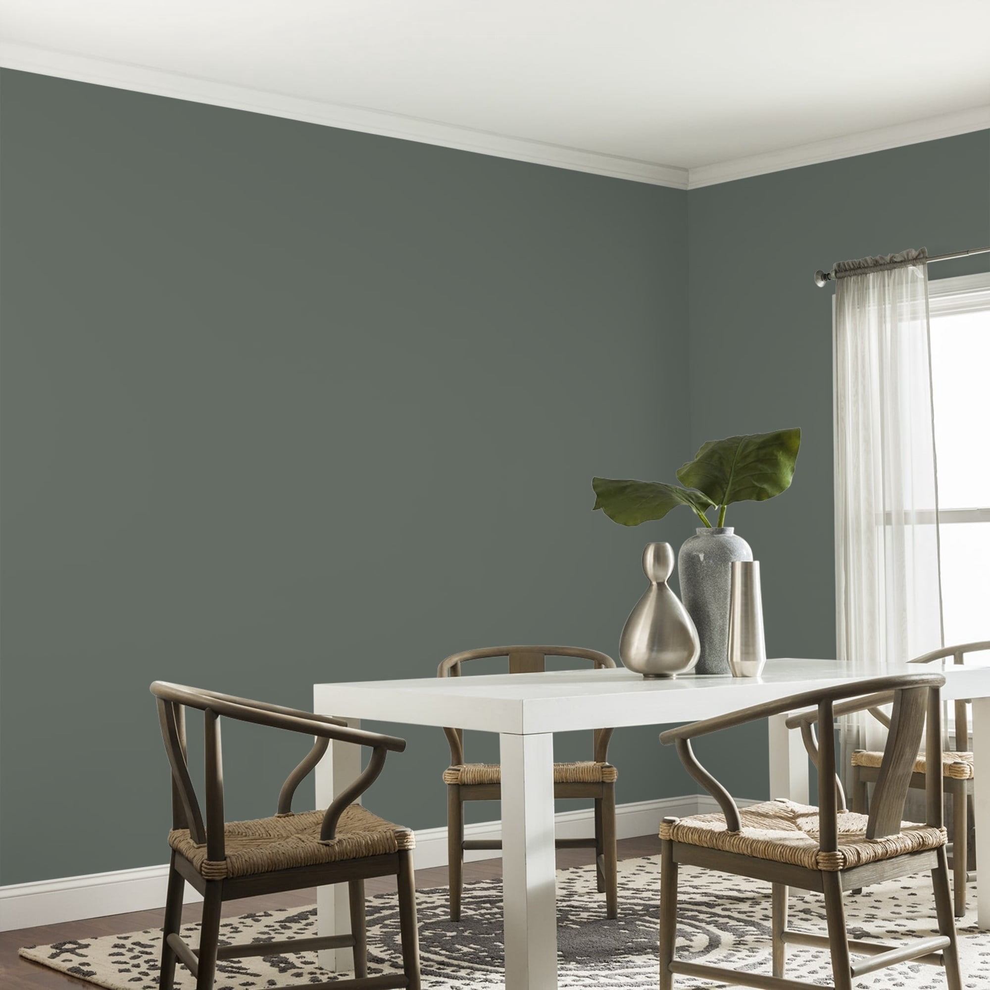Glidden High Endurance Plus Gunmetal Gray Eggshell Interior Paint and Primer, 1 Quart