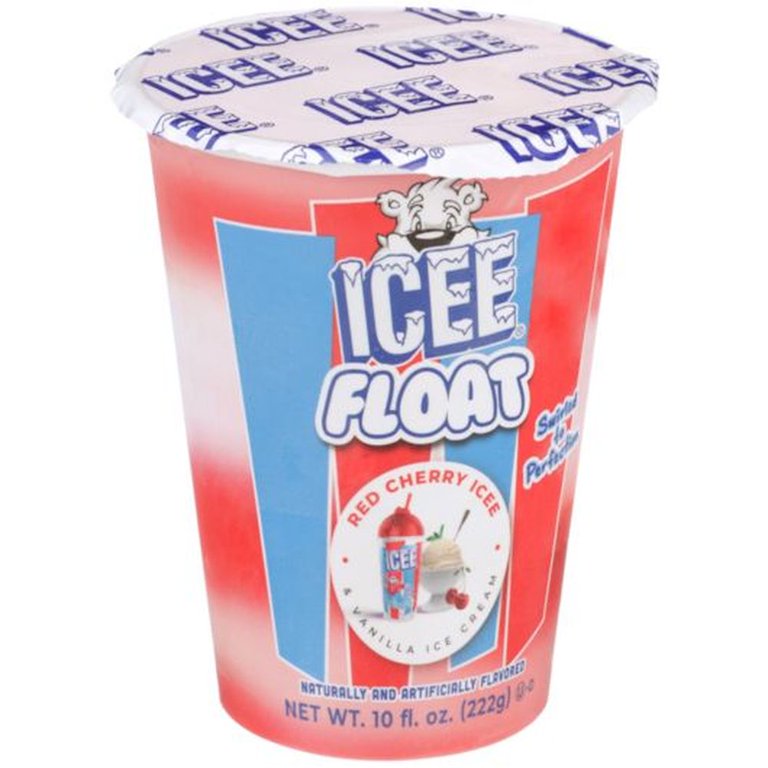 ICEE Cherry Freeze Cup 12 oz. - 12/Case