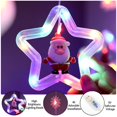 thumbnail image 3 of WILLED Christmas Curtain Lights Indoor, 9.8Ft LED Twinkle Stars Hanging Window Lights with Ornaments & Snowflake, USB Remote Control Christmas Window Lights Fairy Lights for Bedroom Garden Home Decor, 3 of 6