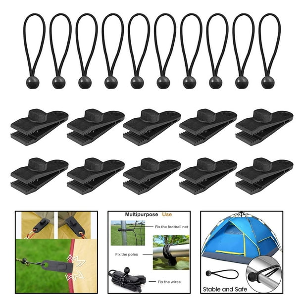 Tarp Clips Heavy Duty Lock Grip Tarp Clamps Awning Cord Clip Pool Tent