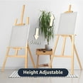 thumbnail image 3 of Nian Feng Wooden Easel for Painting, Large Floor Painting Stand for Adjnstable Height and Folding, 59-Inch, for Canvas Wedding Sign Poster, Art Easel for Adults and Teens (Natural), 3 of 9