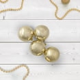 thumbnail image 2 of Northlight Shatterproof Shiny Christmas Ball Ornaments 2.5" (60mm) - Champagne Gold - 60ct, 2 of 3