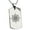 Silver, variant on Stainless Steel Nautical Chaim Compass Engraved Dog Tag Pendant Necklace