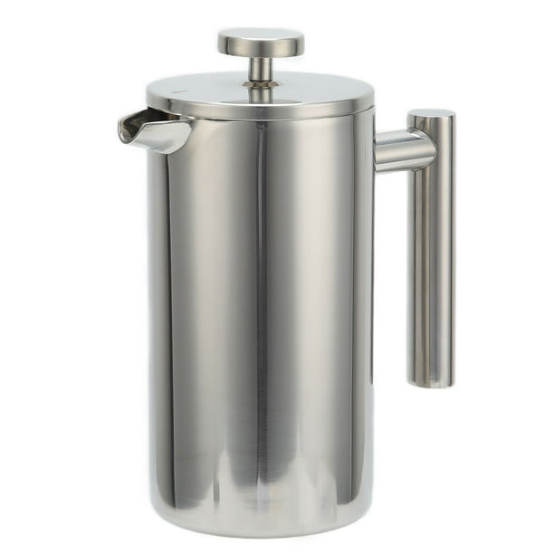 Cafeteras portátil duradera fácil de limpiar resistente al calor olla de prensa francesa de acero inoxidable para amantes del café para oficina en casa ANGGREK Otros