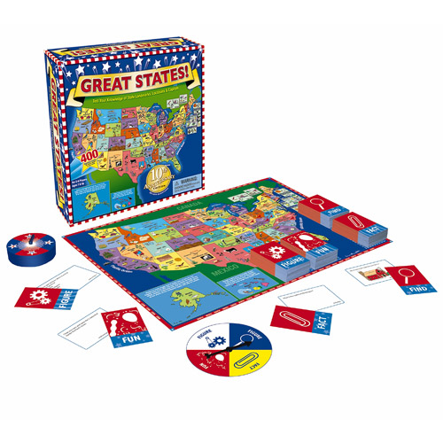 Great States Board Game, Junior by International Playthings