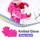 thumbnail image 4 of Moyic Guantes para niños Accesorios de protección de invierno Actividades al aire libre azul real Suministros térmicos Rosa roja Moyic HA059366-09, 4 of 6