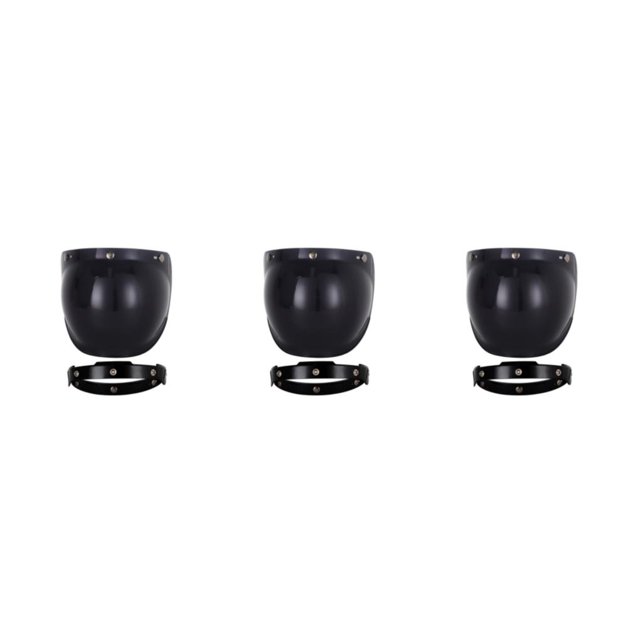 Decodeary Visors Materials For Clear Easy To Carry Vintage Dark brown black 3Set