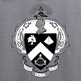 thumbnail image 3 of CafePress - Triangle Black And White Coat Of Arms Sweatshirt - Zip Hoodie, Classic Hooded Sweatshirt with Metal Zipper, 3 of 4