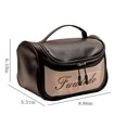 thumbnail image 3 of Bolsa de almacenamiento de cosméticos HUOGUO, grande, transparente, impermeable, 3 of 5