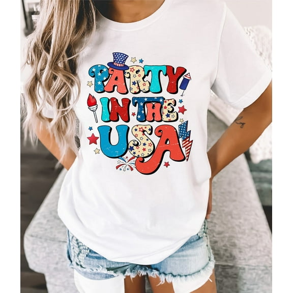 4 Of July Party In The Usa Shirt, Party In The Usa Shirt, 4Th Of July Shirt, Independence Day Shirt, Usa Patriotic Tee, 4Th Of July Party Shirt