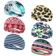 thumbnail image 2 of Wrapables Boho Vintage Floral Elastic Headbands for Sports, Yoga, Workouts, Facials (Set of 6), Safari Fun, 2 of 8
