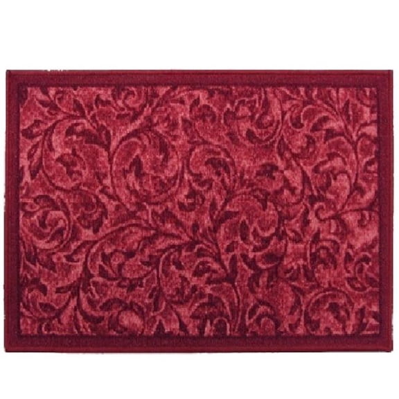 Madison Home SIENA-20X120-BU 20 x 120 in. Siena Rectangle Area Rug, Burgundy