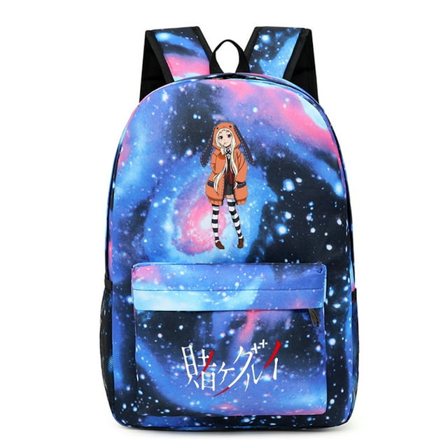 Mochila escolar Kakegurui para niños, impresión 3D, nailon, 480 g