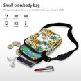 thumbnail image 7 of HELLHERO Tropical Palm Flowers Adjustable Shoulder Strap Crossbody Bag for Unisex, Daily Commute or Casual Outings, 7 of 7