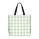thumbnail image 1 of Easygdp Green Checkboard Bolsa Tote para Mujer, Bolso de Hombro para Trabajo, Playa, Viajes, Compras y Supermercado, 1 of 5