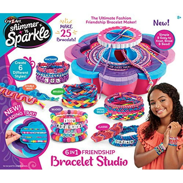 Cra-Z-Art Shimmer & Sparkle Ultimate Friendship Bracelet Maker 