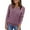 Fuchsia Purple, variant on Ronuti Women's Cropped Knit Sweater Soft Stretch Round Neck Long Sleeve Tops Casual Fall Winter Tops