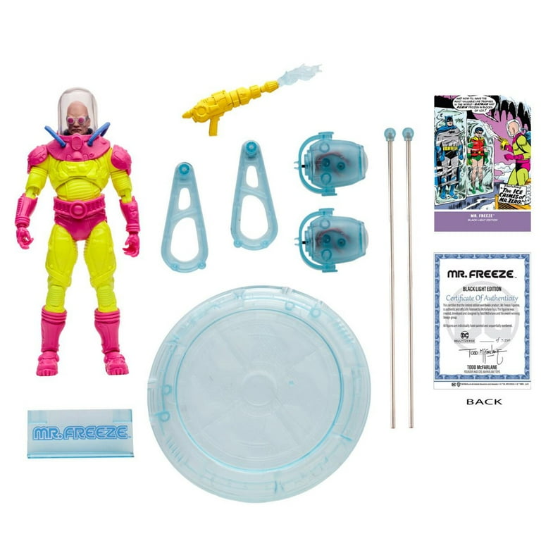 DC Mr. Freeze Black Light 7-In Action Figure - EE Exclusive
