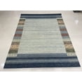 thumbnail image 4 of EORC NATURAL Gray Hand Knotted Wool Transitional Gabbeh Rug, 8' x 10, 4 of 8