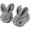 Gray, variant on Toddler Girls Boys Bunny Slippers Cute Plush Rabbit Kids House Shoes Soft Fluffy Winter Warm Non-Slip Slippers Indoor Outdoor
