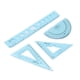 thumbnail image 5 of Juego de Reglas Jadeshay Cuatro Piezas Regla Suave y Transparente, 5 of 14