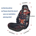 thumbnail image 3 of Wukai Modern USA Deer Head Full Set Car Seat Covers with Soft Padding Universal Auto Front Seats Protector and Cushion Mat, 3 of 5